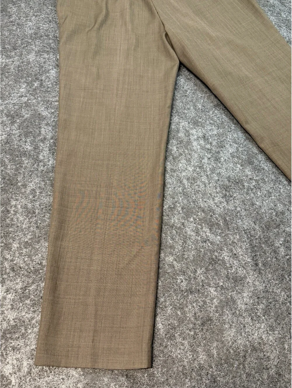 Lauren Ralph Lauren Mens 34x31 Brown Flat Front Wool Dress Pants Slacks